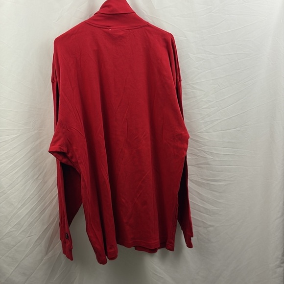 Vintage FUBU The Collection Mens Red Turtleneck Shirt Size XL Pullover NWT - Picture 7 of 8